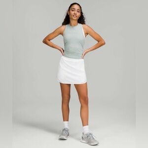 Lululemon White Hotty Hot High Rise Skirt Long Size 4